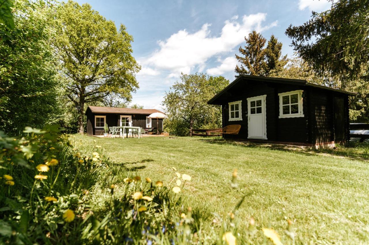 Wunderschoenes Chalet Mit Gaestehaus In Der Natur Mit Fass-Sauna Sangerhausen Zewnętrze zdjęcie